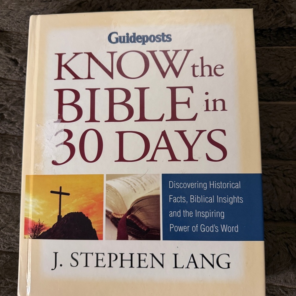 Guideposts 'Know the Bible in 30 Days' Book‎ Hardcover
